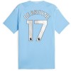 Maillot de Supporter Manchester City 2023-24 K. De Bruyne 17 Domicile Pour Enfant